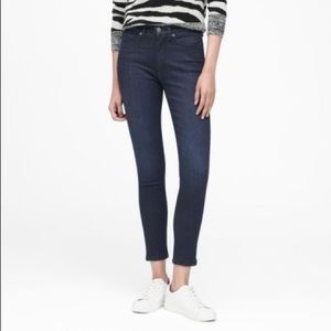 Banana Republic petite high rise skinny jeans